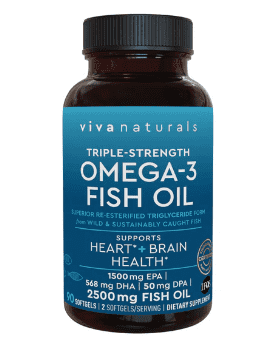 Viva Naturals Triple Strength Omega-3 Fish Oil